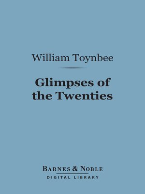 cover image of Glimpses of the Twenties (Barnes & Noble Digital Library)